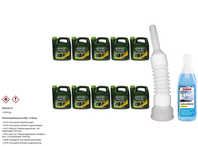 40L fanfaro Huile pour Boîte à Vitesse Automatique Atf Iid Incl. Tuyau Disque