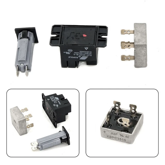 Kit di riparazione caricabatterie caricabatterie per auto Club PowerDrive per carrello 48 V 17930 e 17935