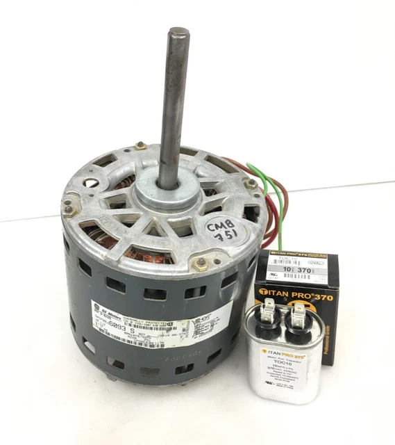 GE 5KCP39LGS093S Blower Motor 1/2 HP RPM 1075/4SPD 115V HC43AE117A used #CMB751