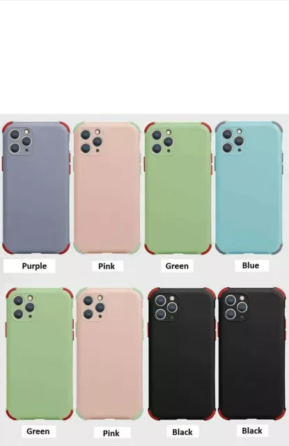 For Apple iPhone 11 / Pro/ Max Model Shock Proof Soft Silicone Case Cover