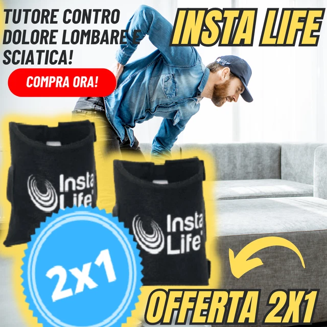 Insta Life 2x1- Fascia Per La Sciatica E I Dolori Lombari - Foto 4