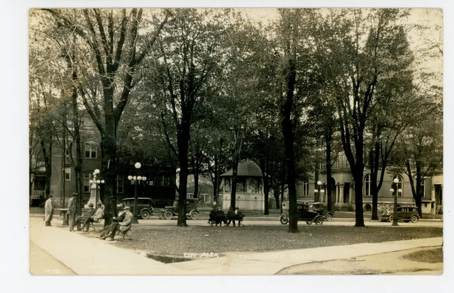 City Park RPPC Coldwater MI Antique Photo ca. 1931