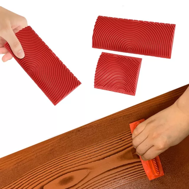 Wood Graining Painting Tool Roller Brush Wood Grain Board Wall Painting Tool