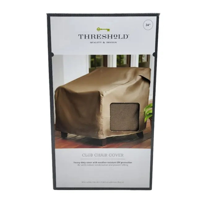 Threshold Heavy-Duty Club  Chair Cover 34”Threshold