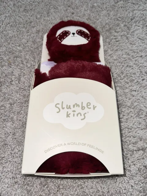 Slumberkins Snuggler Cranberry Sloth Limited Edition lovey 16” With Card NEW