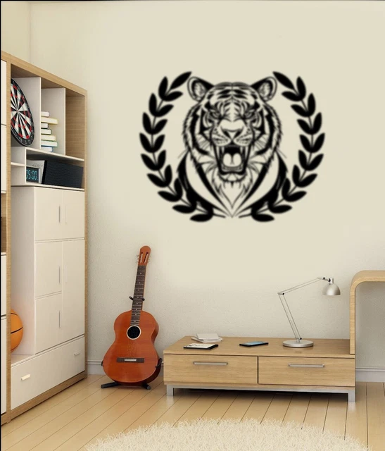 Tigerkopf Design Wandkunst/Fensteraufkleber/Aufkleber/Wandsticker