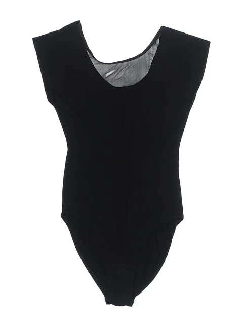 American Apparel Women Black Bodysuit S