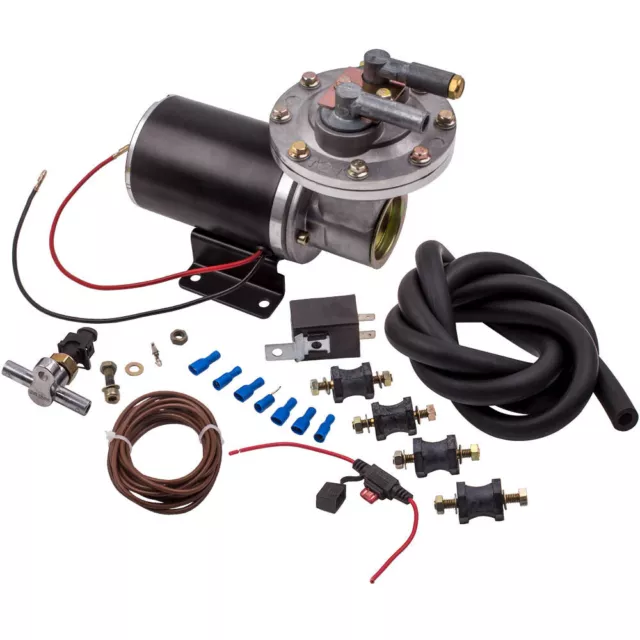 Electric Vacuum Pump Kit for Brake Booster 12 Volt 18" to 22" Easy Installation