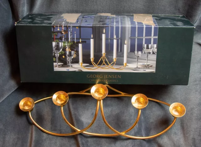 GEORG JENSEN candle holder Kerzenkranz Kerzenhalter Kerzenständer HARMONY OVP