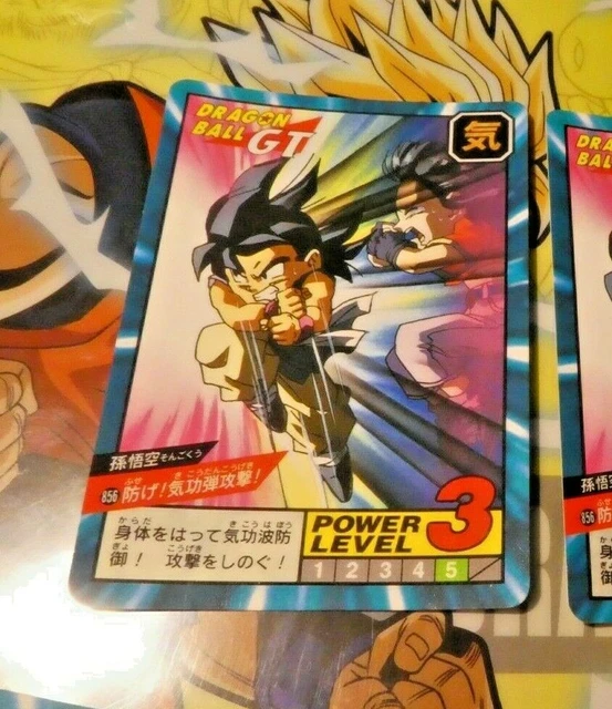DRAGON BALL GT Z Dbz Dbs Super Battle Part 20 Card Reg Carte 856 Japan