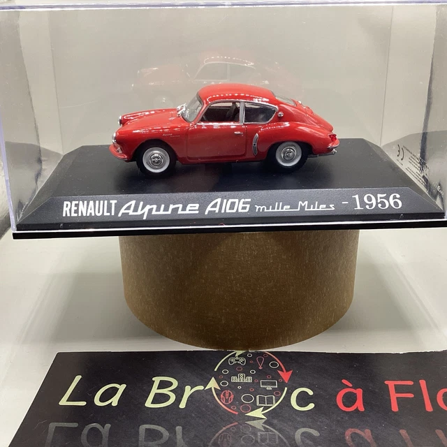 Renault Alpine A106 Mille Miles Rouge De 1956  Grande Boite Plexi Bernard Miniatures 2425