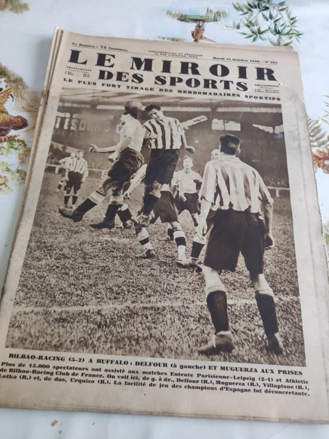 Le Miroir Des Sports N°575 – 1930 – Sports D’hiver – Magazine Vintage