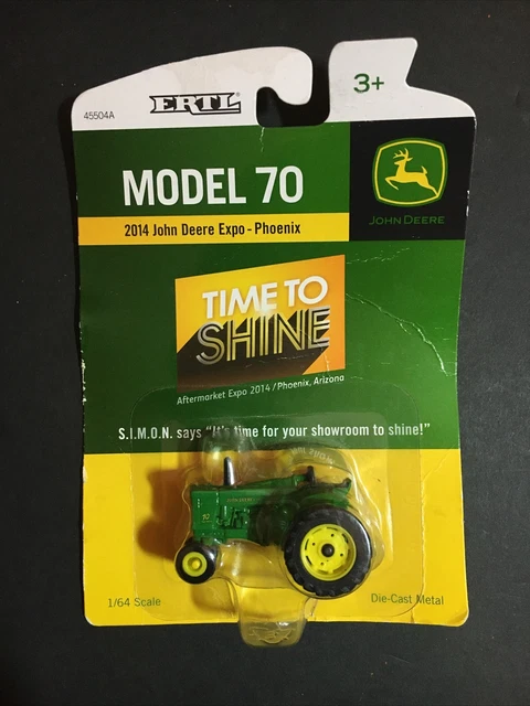 ERTL John Deere 70 Tractor Narrow Front - 2014 Phoenix Expo 1/64