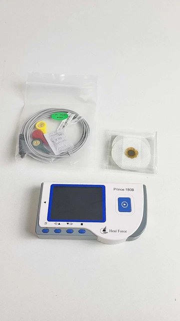 PRINCE 180B HANDHELD ECG EKG Portable Monitor Electrocardiogram LCD FDA ...