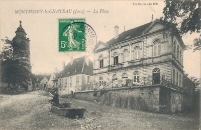 cpa 39 chateau de montmirey la ville 