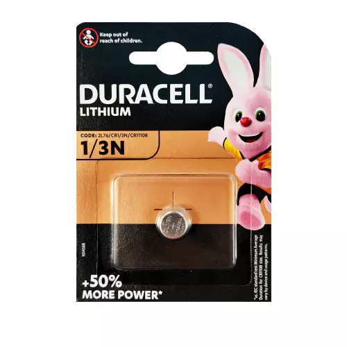 Duracell 1/3N 2L76 Lithium Batterien 3V CR1 3N CR11108 DL1/3N Exp 2030 bat.