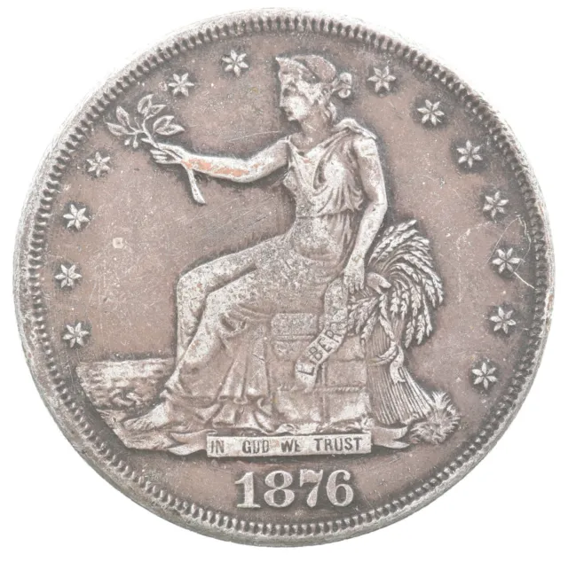 1876-S Seated Liberty Trade Dollar *9531