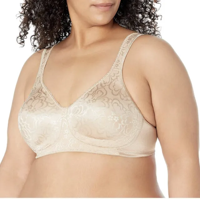 PLAYTEX NUDE PLAY It Up Wireless Large Bra The Jetsetter side support Dry  M46P $18.99 - PicClick