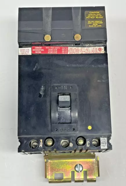 Square D FH36020 3 Pole 20 Amp 600 Volt Circuit Breaker