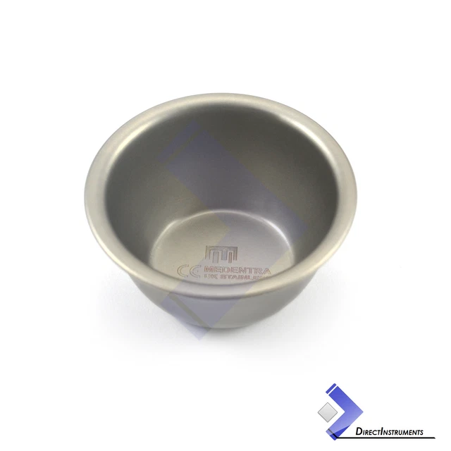 DENTAL SURGICAL IMPLANT Laboratory Mixing Bowl Cup 50X30mm Stainless