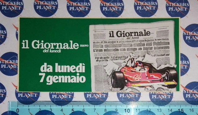 Adesivo Sticker POP 84 (Original logo blu) - Pubblicità old raro anni '80 jeans