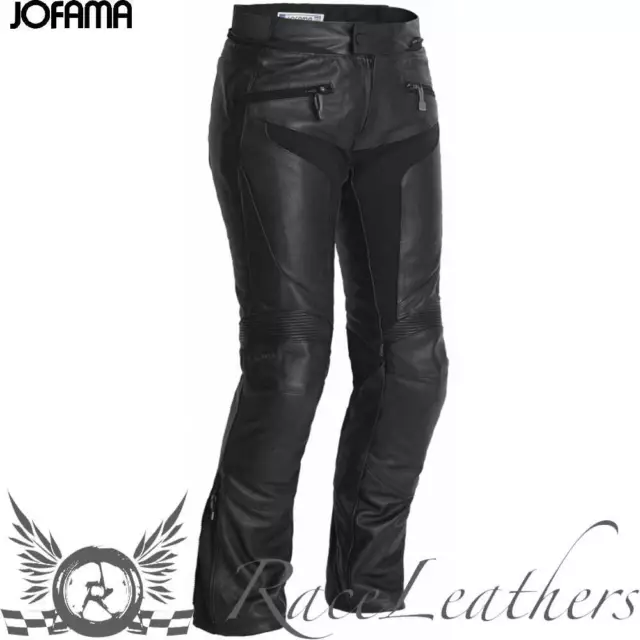 Jofama Tengil Ladies Waterproof Leather Textile Motorcycle Trousers Regular