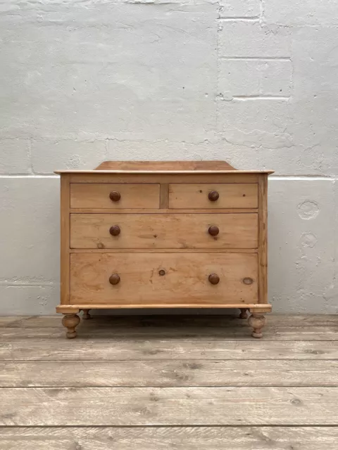 Victorian Pine Chest Of Drawers