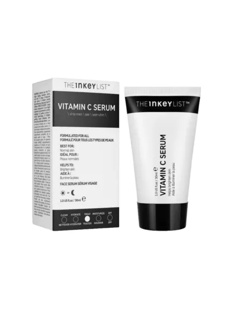 The INKEY List Vitamin C Serum 30ml - Brightening & Anti-Aging, Boost Radiance