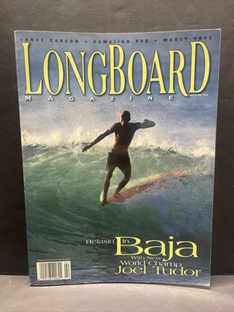 Longboard Magazine Jan Feb 1999 Vintage Surfing Photos & Articles Joel Tudor