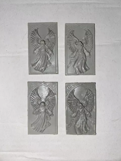 4x Scibor Dark Angel relief vehicle panels (resin compatible with Warhammer 40k)