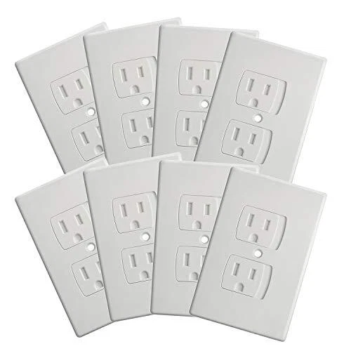 Self Closing Electrical Outlet Covers Child Proof Safety Universal Wall Sock