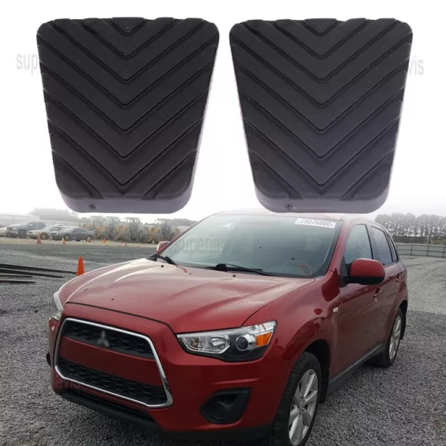 Rubber Replacement Brake Clutch Pedal Pads Cover For Mitsubishi Outlander Sport