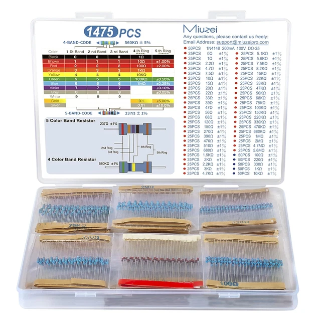 Kit 350 Transistor E Diodi SMD 35 Valori Assortiti Per Riparazioni Elettroniche