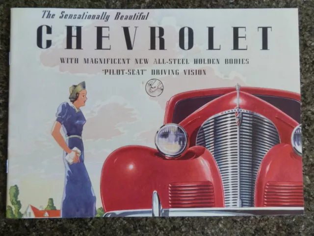 1939 Chevrolet  Brochure  '' Rhd Gmh Version''