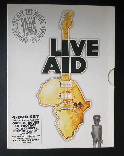 4DVD BOX・LIVE AID ／JULY 13 ／1985！ Amazon.com: Live Aid (4 Disc Set) : Bob Geldof, Bryan Adams