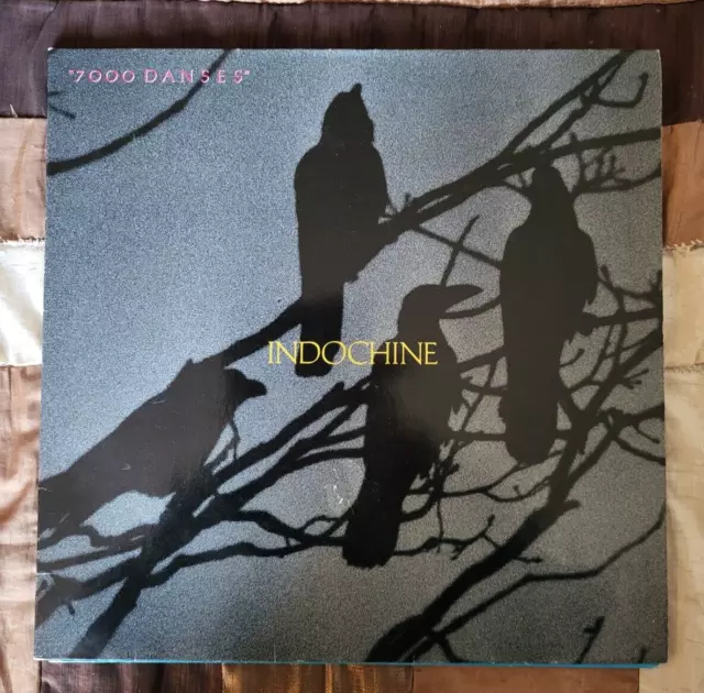 LP 33T  Indochine – 7000 Danses  "Les Tzars" EU Press 1987 (EX/EX+) Inner Sleeve