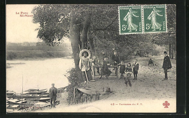 CPA Le Parc Saint-Maur, Terrasse du P.T.