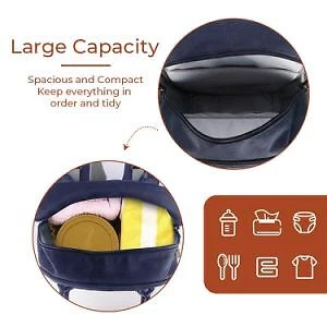 Diaper Bag Backpack, Multifunction Maternity Baby Nappy Changing Bags Waterproof 7