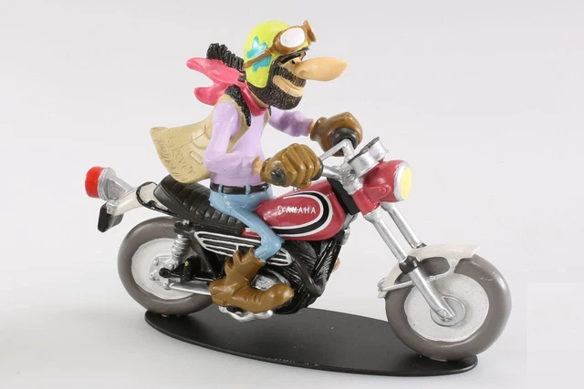 Figurine Joe Bar Team Sam Lascoud Sur Yamaha 360 DT - 1/18 Résine - Vents D'Ouest - Neuf
