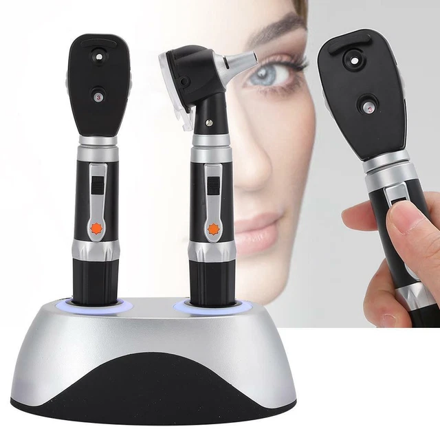 OTOSCOPE OPHTHALMOSCOPE SET ENT Medical Diagnostic Surgical Ear Eye ...