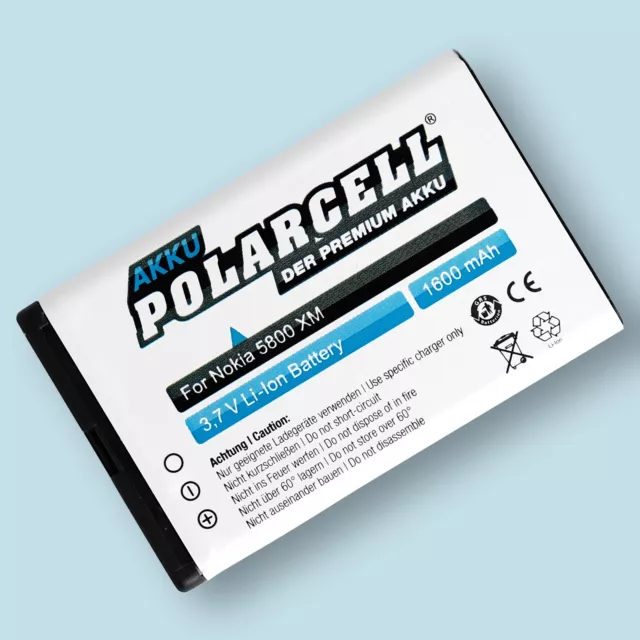 PolarCell Akku für Telekom Speedphone 701 1600mAh Li-Ion Batterie Accu T-Com