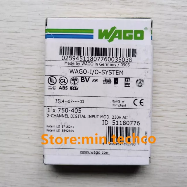 NEW WAGO 750-405 PLC Module 750405