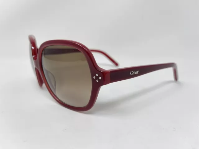 Chloe Sunglasses CE631S 613 Bordeaux Red 55 [] 19 135 Made In Italy