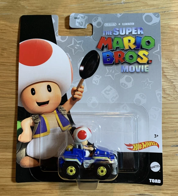 NINTENDO SUPER MARIO Kart Hot Wheels. Toad, Diecast Car £10.99
