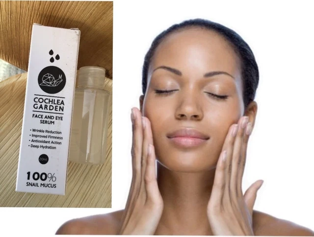 2   Sérums Pour Le Visage Et Yeux-Bave D’escargot, Acide Hyaluronique  & Peptid