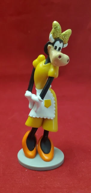 Disney Clarabelle Cow Yellow Dress PVC 4" Figure Cake Topper