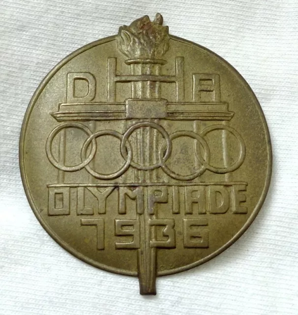 1936 OLYMPIC GAMES in Germany PIN Badge HDA Olympiade