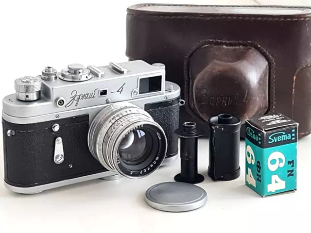 TESTED! KMZ Zorki-4 + Jupiter-8 2/50mm, USSR 35mm Film Vintage Camera. M39 mount