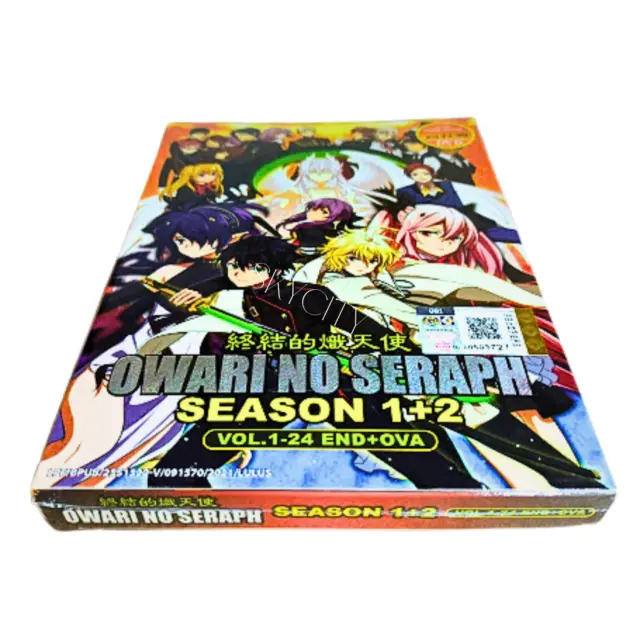 Owari no Seraph (Seraph of the End: Vampire Reign) Season 1+2 +OVA *English  Dub*