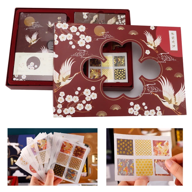 Hand Account Gift Box Set Set De Ruban Adhésif à Chaud De Retrait Tardif (Jinxia